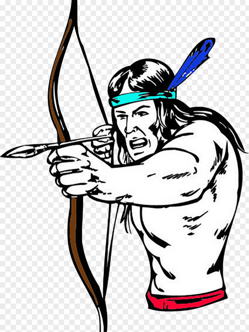 Aboriginal Warrior Bow And Arrow Native Americans In The United States Sticker Archery PNG