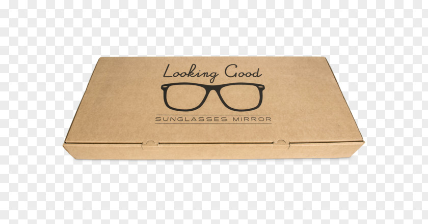 Mirror Glass Reflection Box Sunglasses Packaging And Labeling PNG