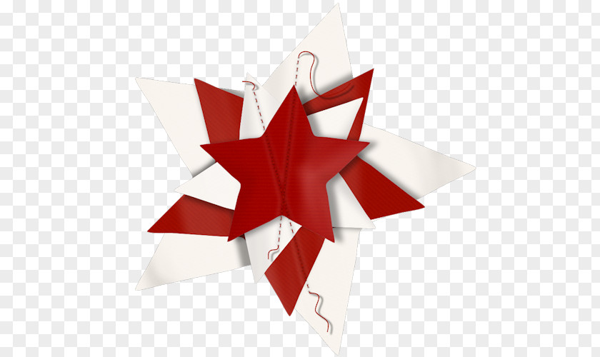 Creative Christmas Pentagram Five-pointed Star PNG