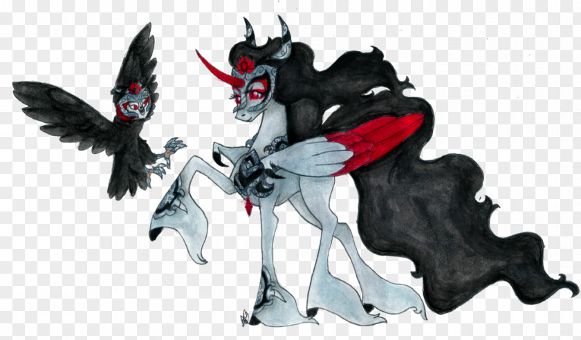Demon Horse Figurine Cartoon Legendary Creature PNG