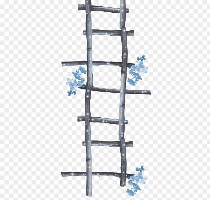 Hand-painted Long Ladder Stairs Clip Art PNG