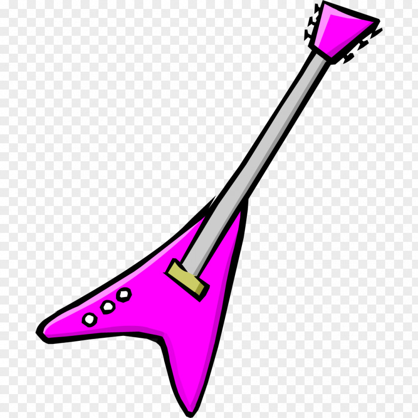 Pink Acoustic Guitar Electric Clip Art Bass PNG