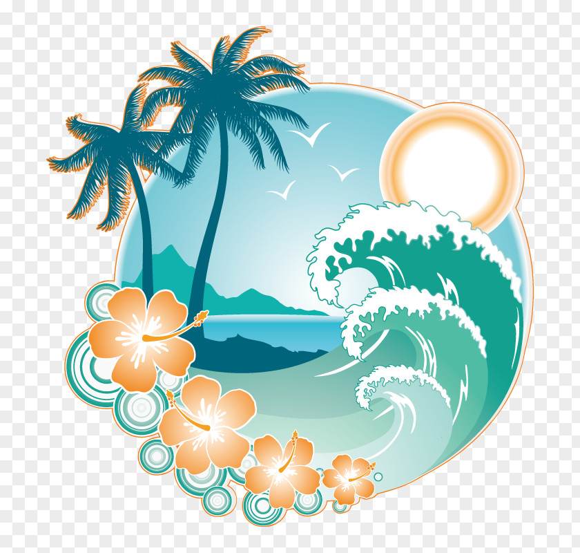 Summer Decoration Clip Art PNG