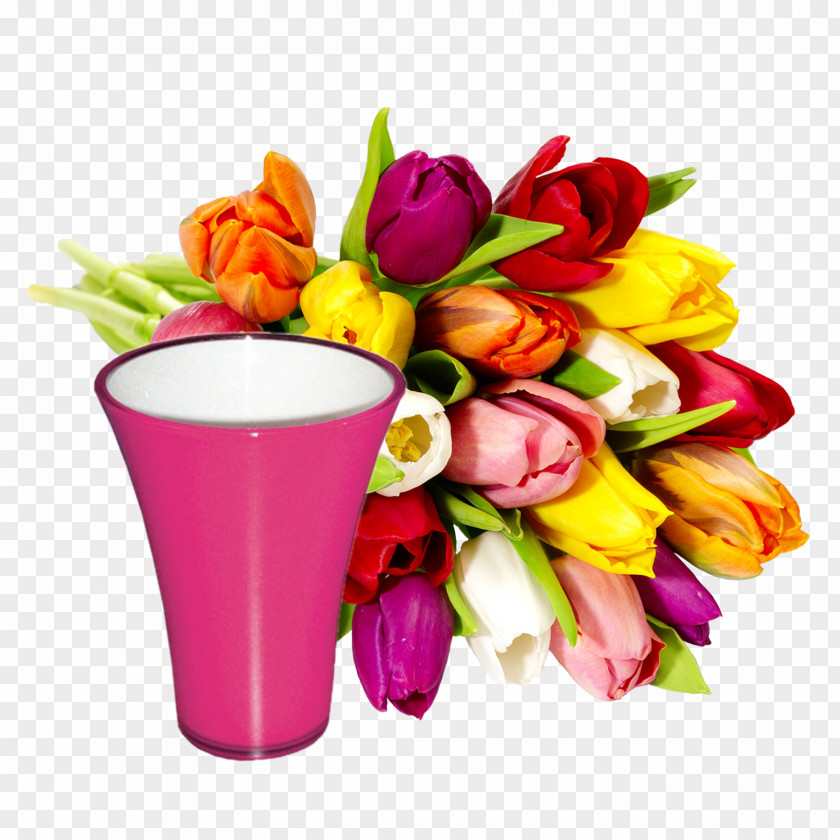 Tulip Floral Design Cut Flowers Petal Flower Bouquet PNG