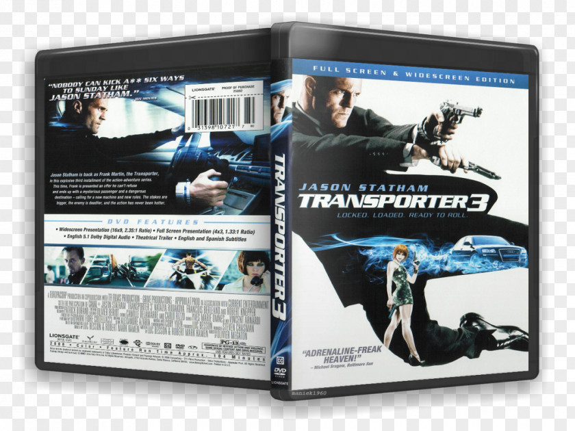 Youtube Blu-ray Disc YouTube The Transporter Film Series DVD PNG