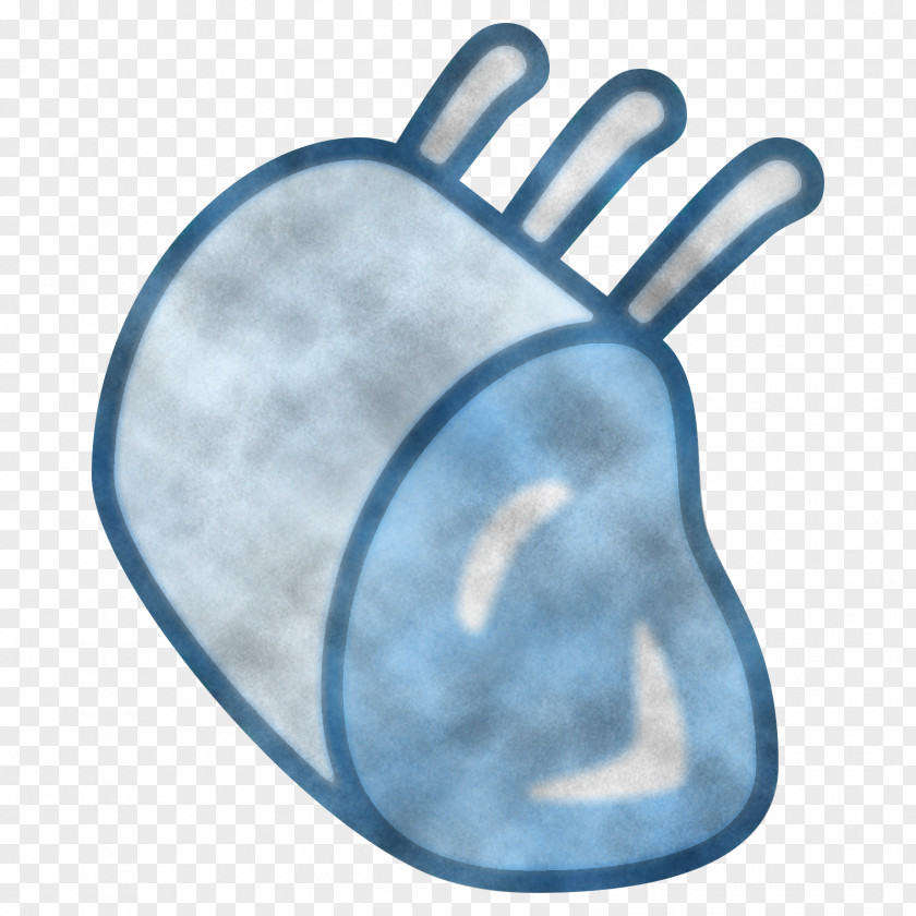 Finger Hand Blue PNG