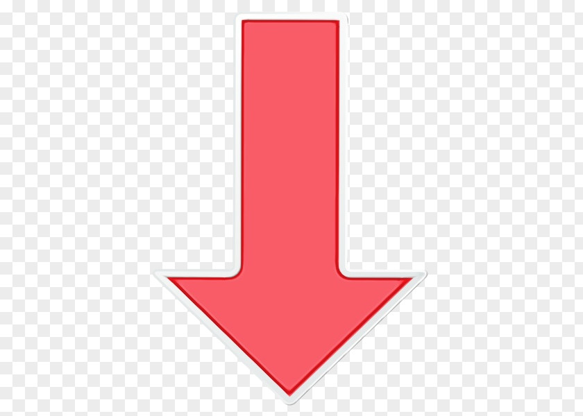 Material Property Red Ink Arrow PNG