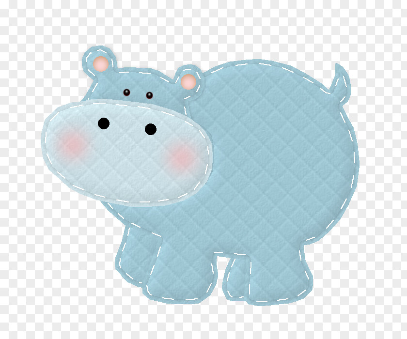 Pig Stuffed Animals & Cuddly Toys Plush Snout Turquoise PNG