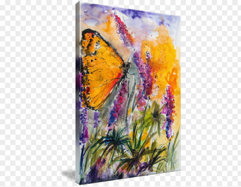 Watercolor Butterfly Monarch Painting Brush-footed Butterflies PNG