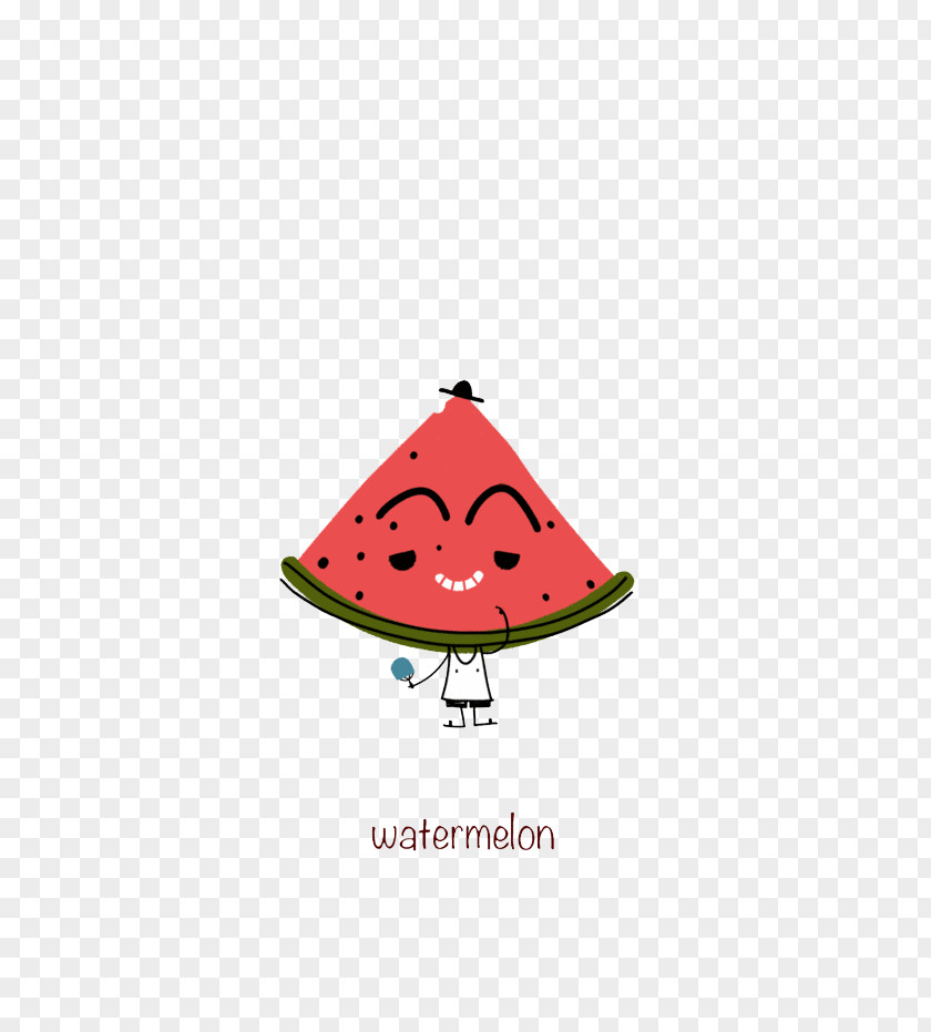 Watermelon Man Fruit Icon PNG