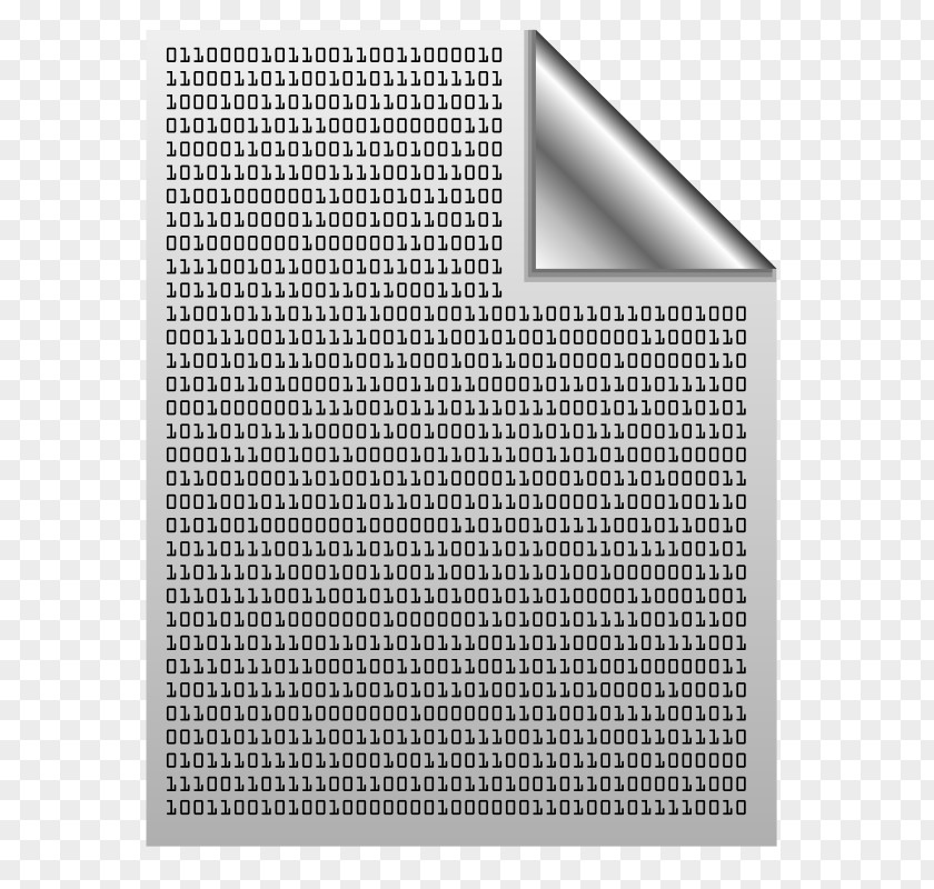 Binary File Number Text Clip Art PNG