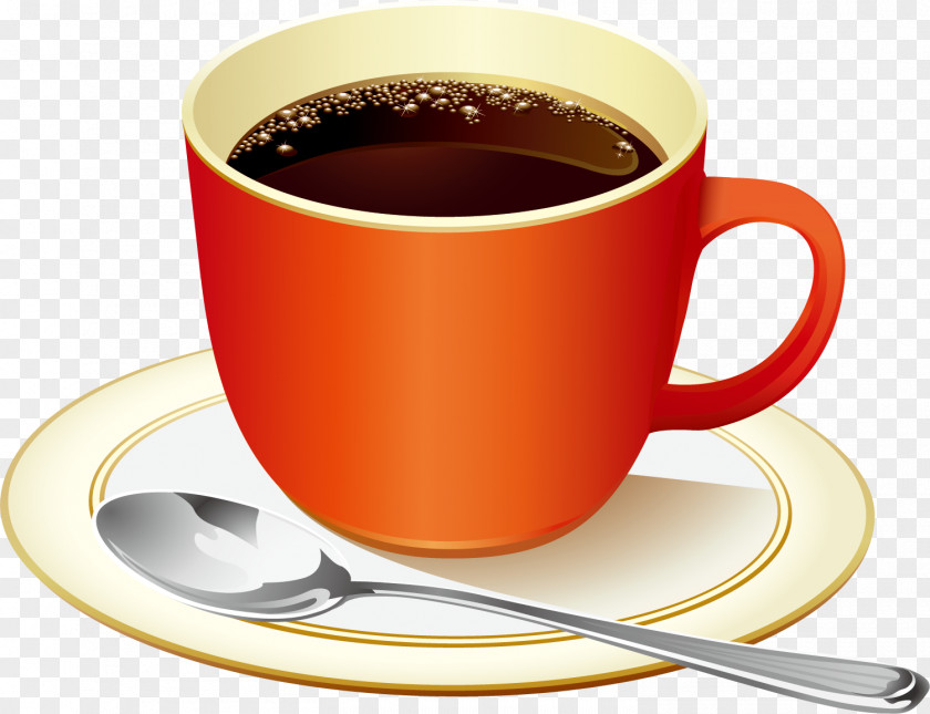 Cartoon Coffee Cup Instant Espresso Tea Cafe PNG