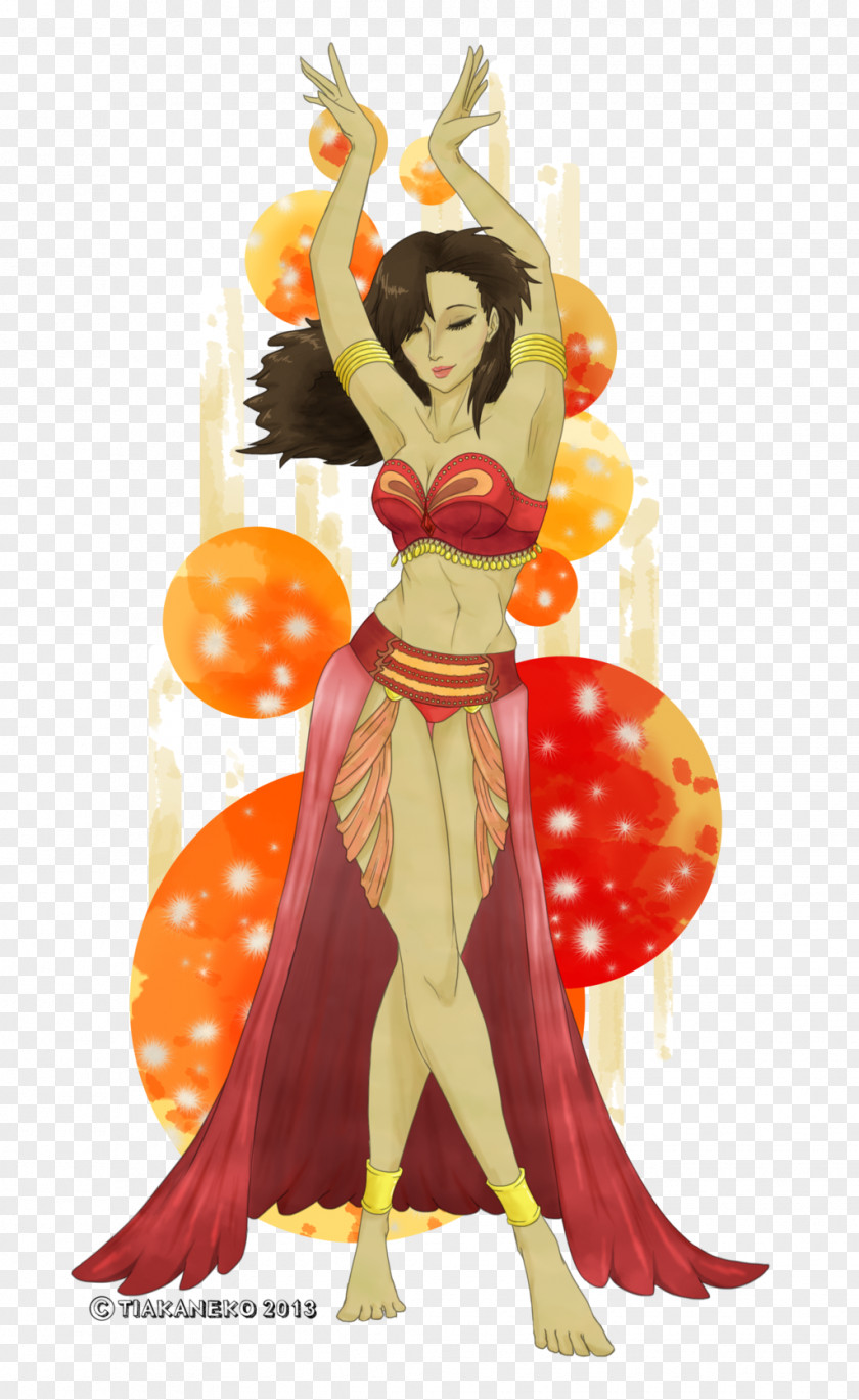 Dancers Belly Dance Drawing Art Painting PNG