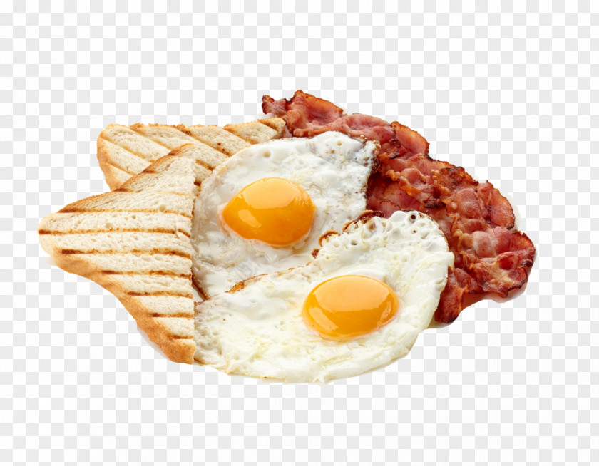 Nutritious Breakfast Egg Bread Sandwich Omelette Bacon Cereal PNG