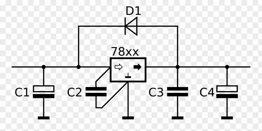 Voltage Regulator Electronic Circuit Electric Potential Difference Power Converters LM317 PNG