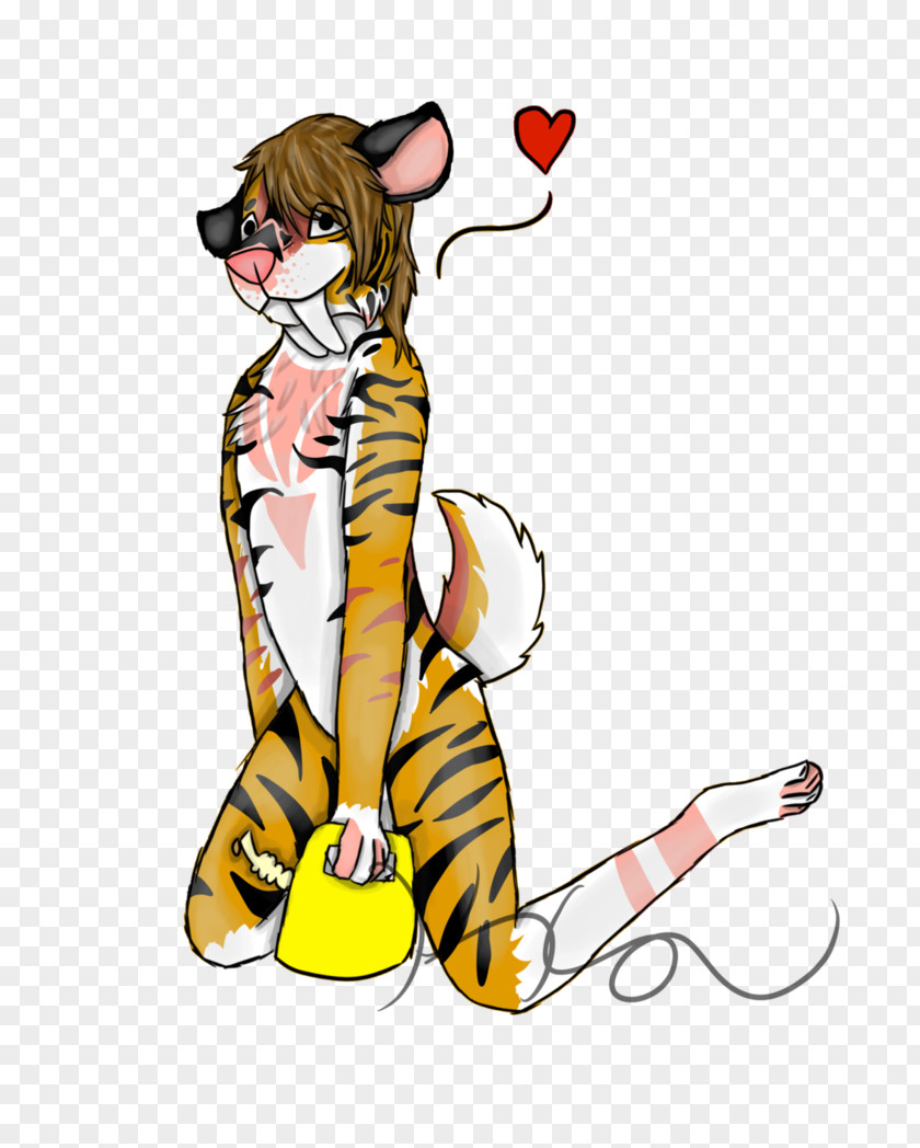 Cat Tiger Cartoon Clip Art PNG