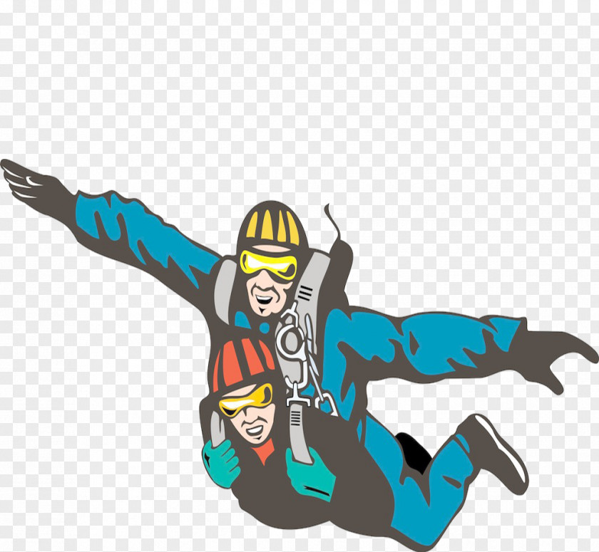Free To Fly Parachuting Tandem Skydiving Clip Art PNG