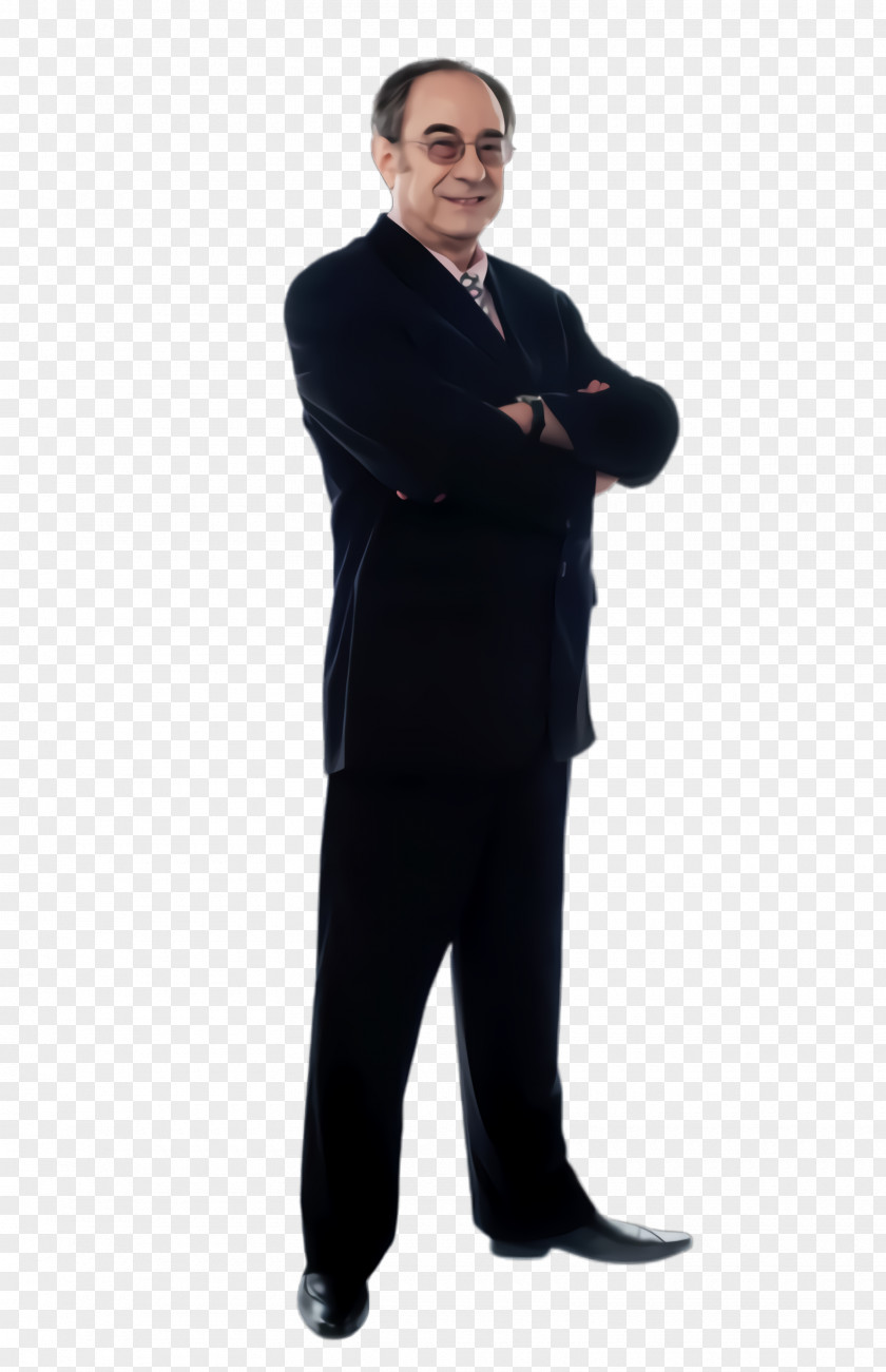 Gesture Whitecollar Worker Standing Suit Male Formal Wear Gentleman PNG