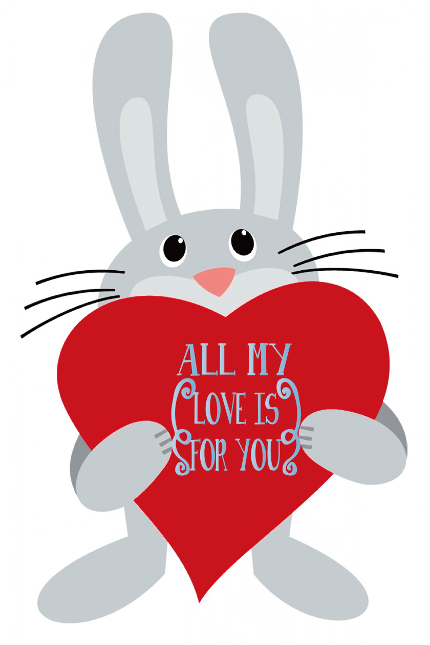 Rabbit Mashimaro Hares Velentine’s Day Cartoon PNG