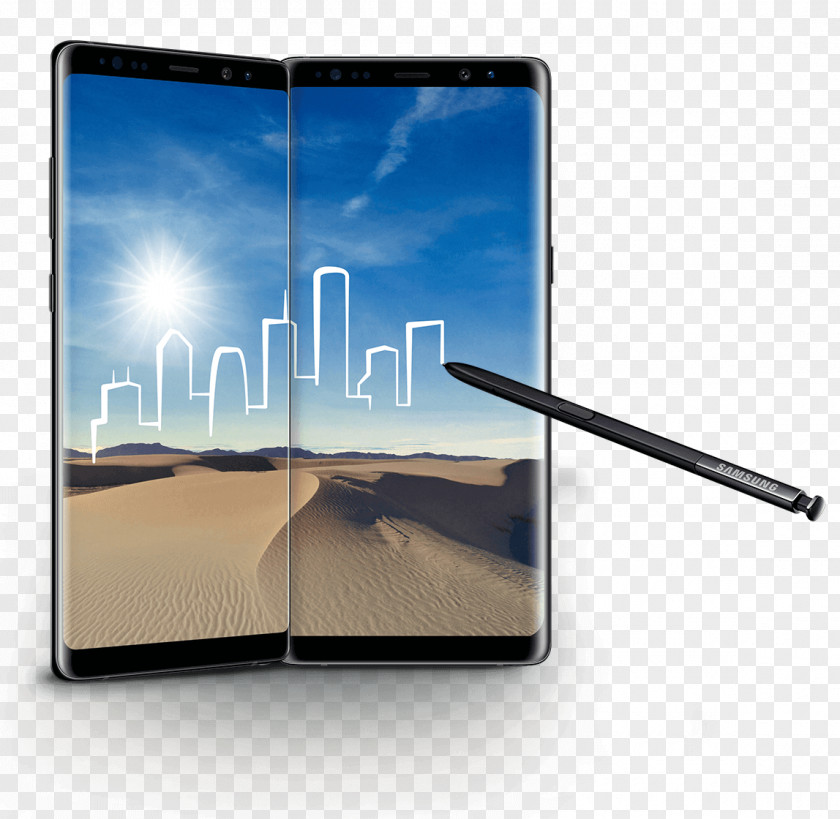 Samsung Galaxy Note 8 Display Device Electronic Visual Smartphone PNG