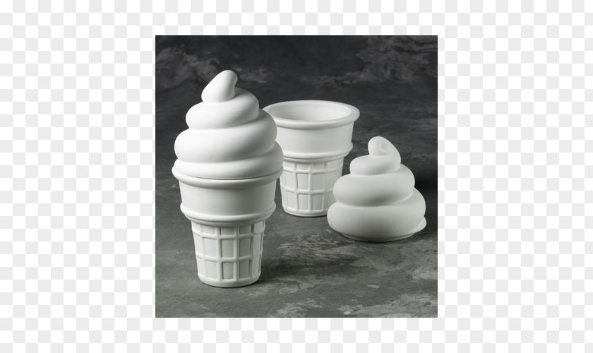 Cup Ceramic Pottery Bisque Porcelain Ice Cream Cones PNG