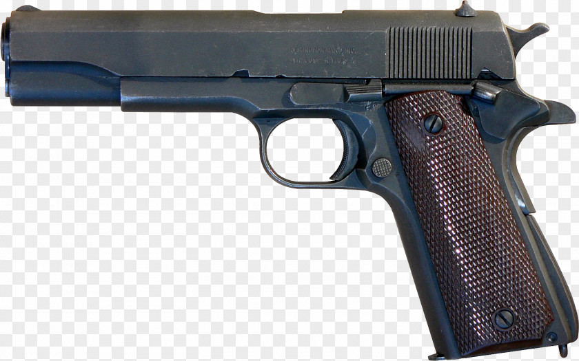 Hand Gun M1911 Pistol .45 ACP Semi-automatic Firearm PNG