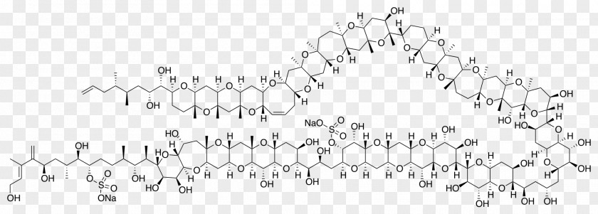 Maitotoxin Organic Chemistry Compound PNG