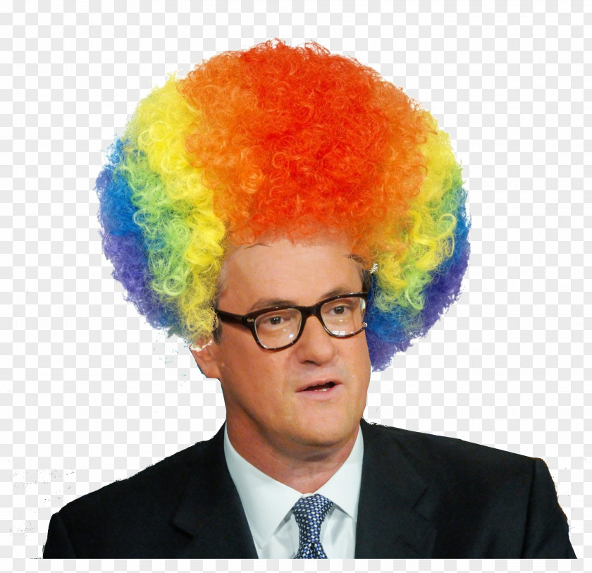 Morning Joe Scarborough Wig Author Clown PNG