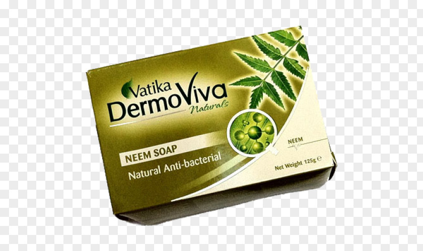 Soap Neem Tree Dabur Vatika DermoViva Anti-Bacterial Cosmetics Babool PNG