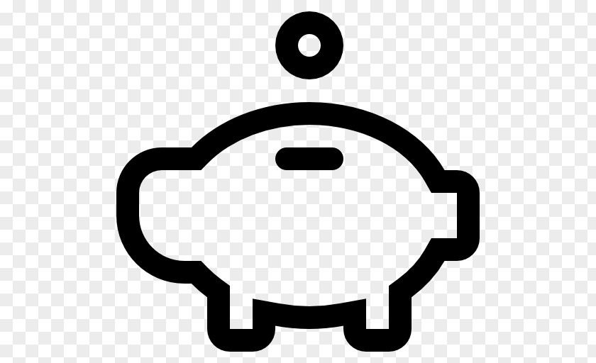 Bank Piggy Saving Money Coin PNG