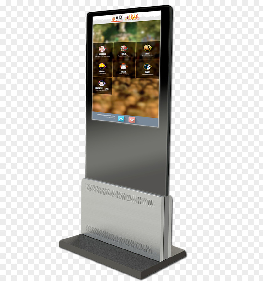 Design Interactive Kiosks Multimedia Display Advertising PNG