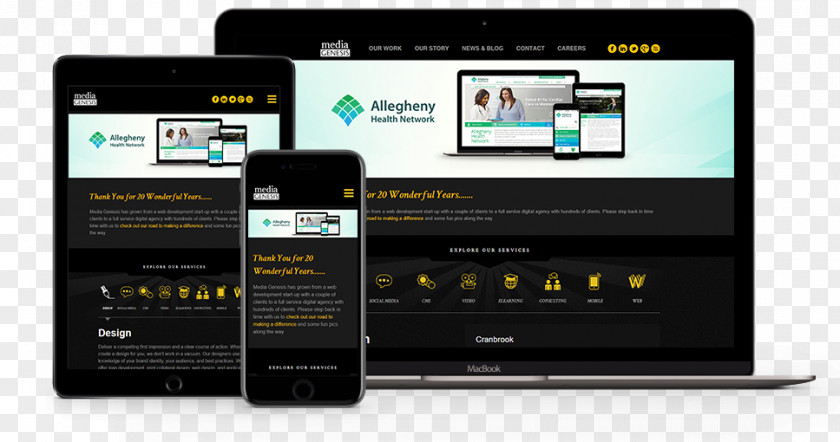 Responsive Ui Web Design Development PNG