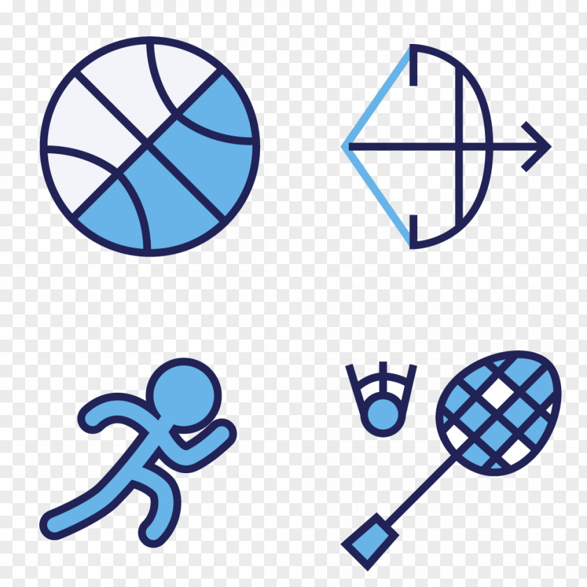 Badminton Basketball Running Sports Logo Sport PNG