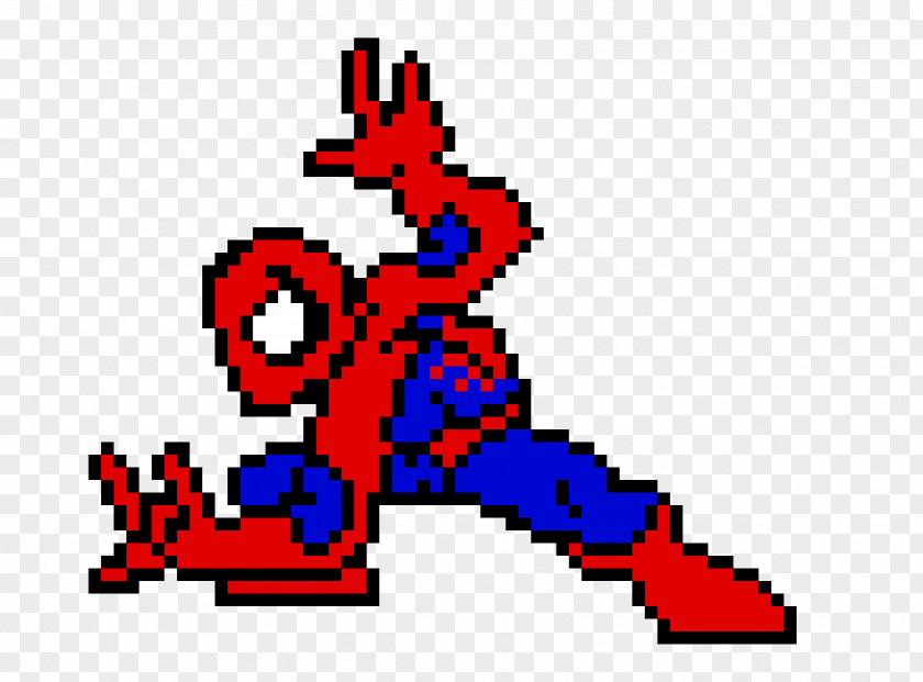Carnage Spider-Man Minecraft Deadpool Pixel Art Iron Man PNG