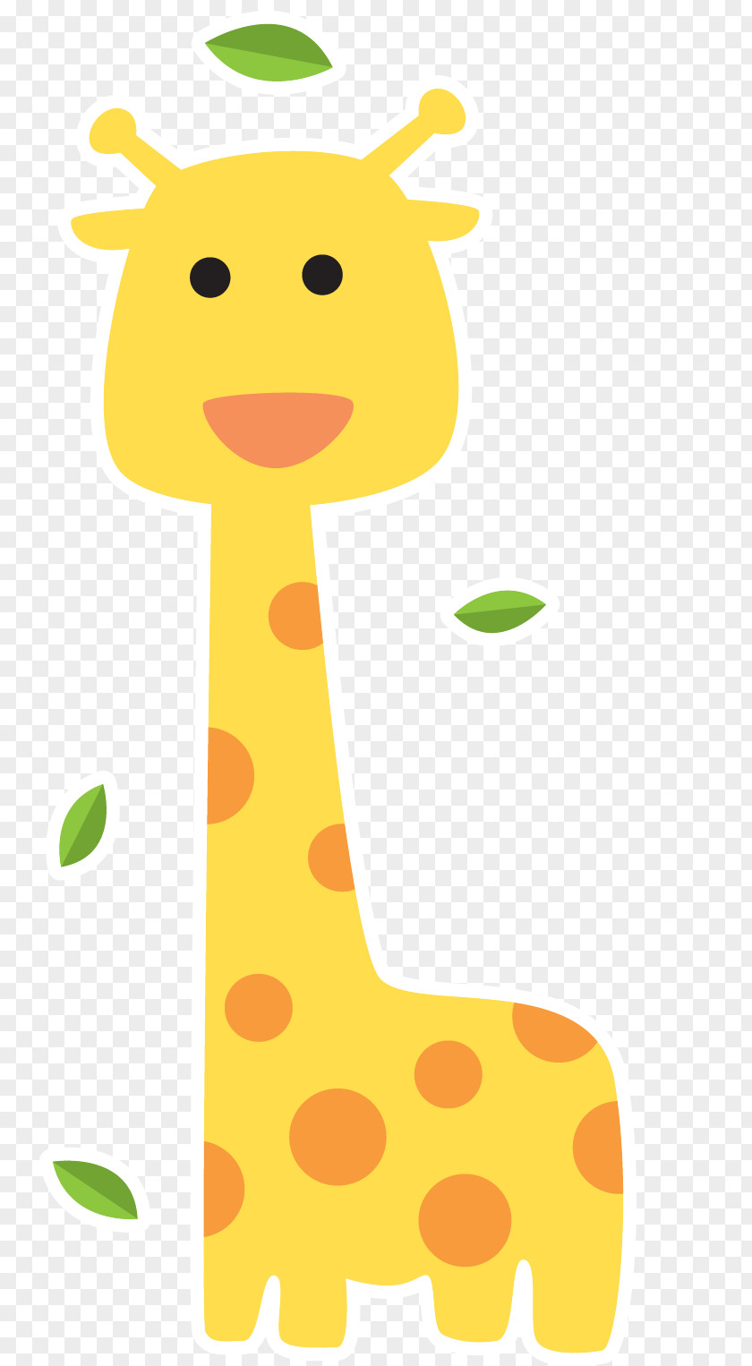 Cartoon Giraffe Northern Yellow Drawing PNG
