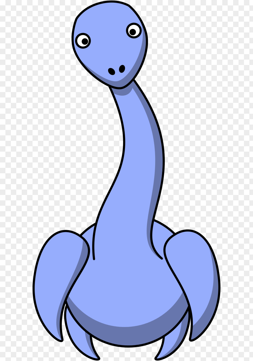 Cartoon Loch Ness Monster Plesiosauria Dinosaur Clip Art PNG