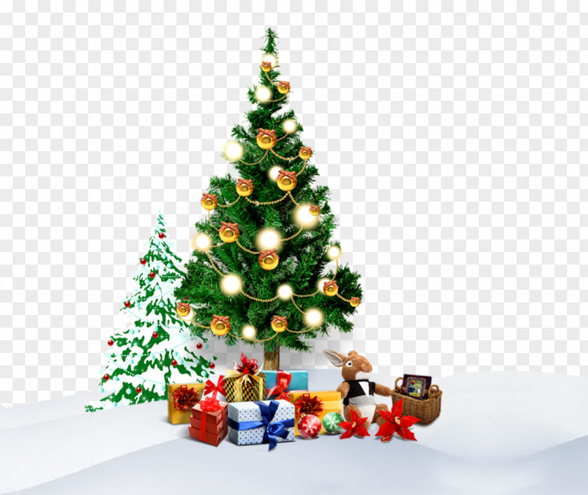Christmas Tree Paper Gift PNG