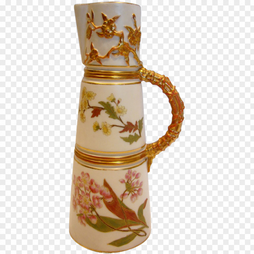 Leaves Hand-painted Ceramic Vase Jug Tableware Porcelain PNG
