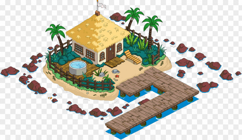 Island The Simpsons: Tapped Out Private Springfield Heights Building PNG