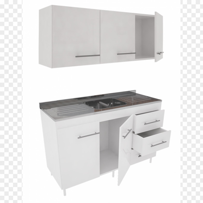 Kitchen Countertop Furniture Cupboard Stainless Steel PNG