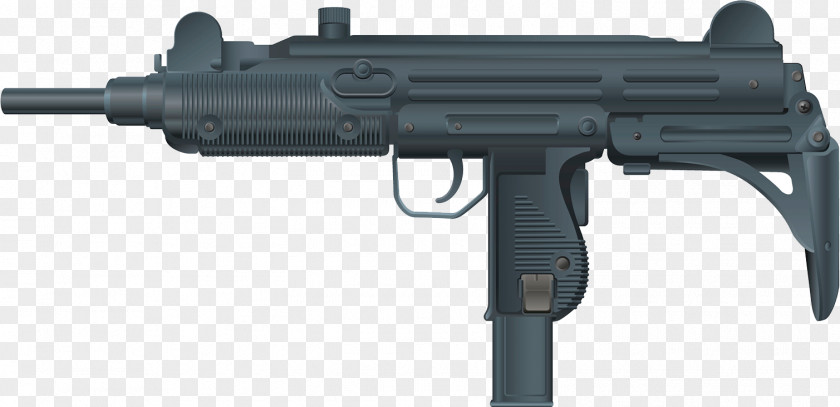 Machine Gun Picture Weapon Firearm Submachine Uzi PNG