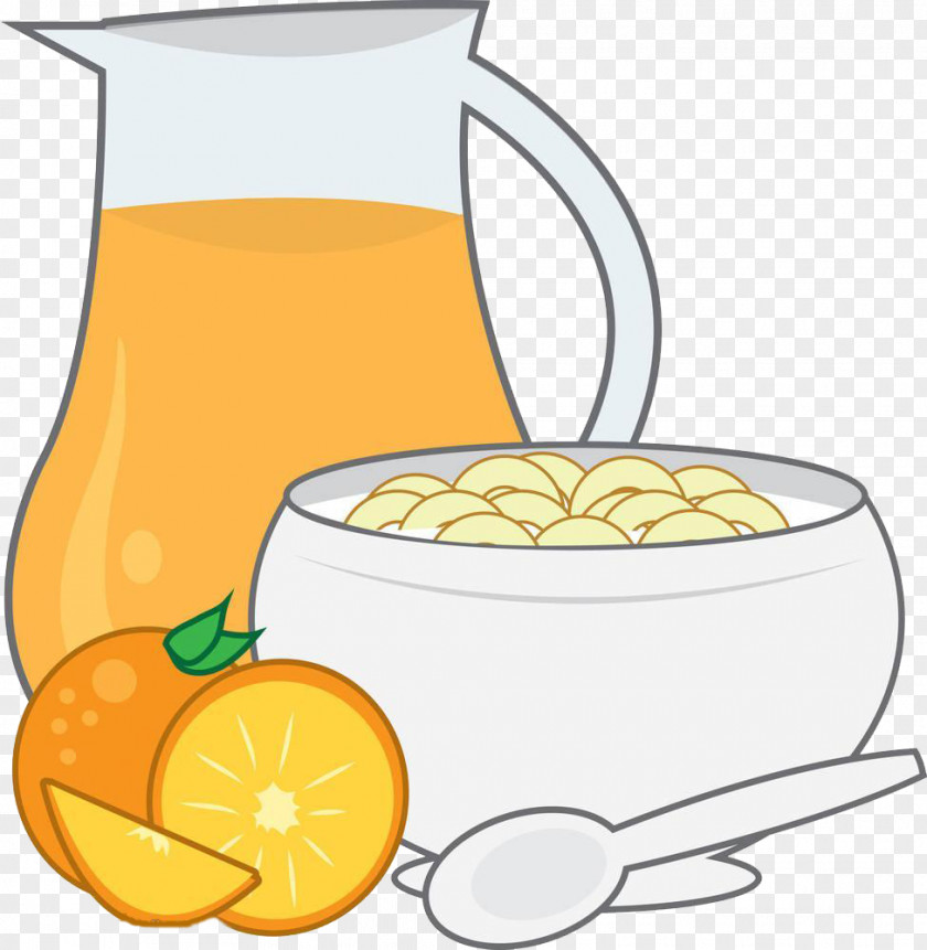 A Squeeze Of Orange Juice Breakfast Milk Toast Clip Art PNG