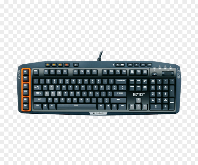 Computer Mouse Keyboard Logitech G710 Plus Gaming Keypad PNG