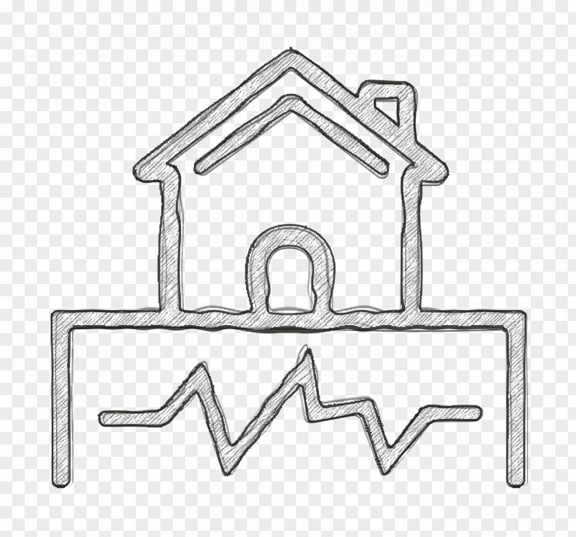 Earthquake Icon Adverse Phenomena Buildings PNG