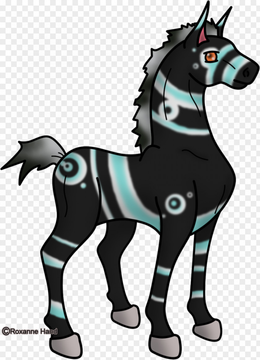 Moon Flower Pony Mustang Stallion Mane Colt PNG