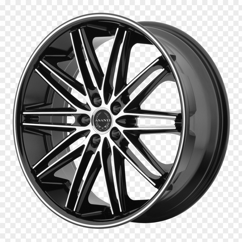 Rim Alloy Wheel Asanti Black Wheels Tire PNG