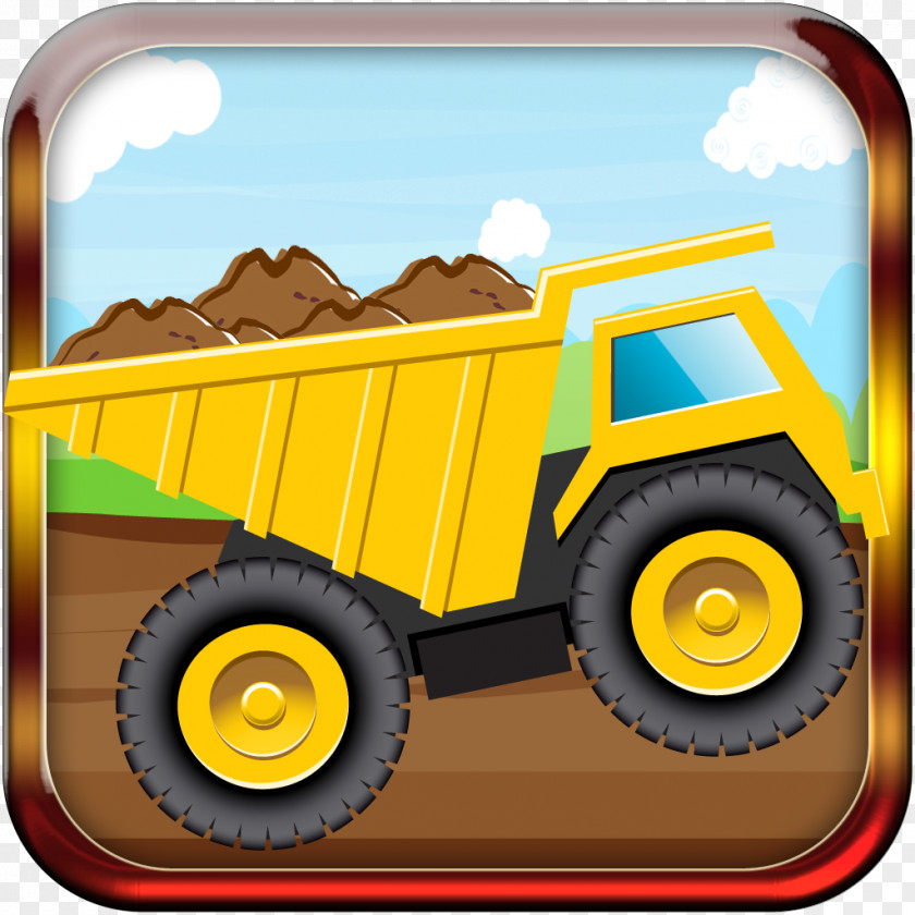Truck Driver Bulldozer Architectural Engineering Heavy Machinery Tractor Game PNG