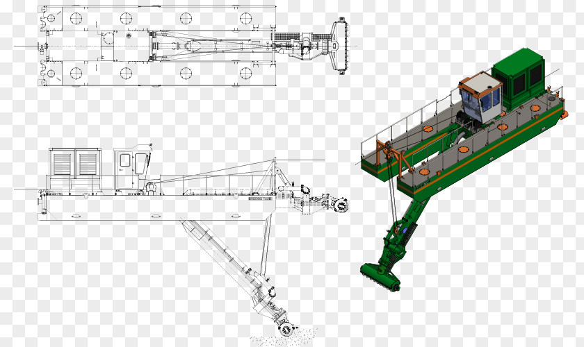 Auger Mining Dredging Heavy Machinery Augers Engineering PNG