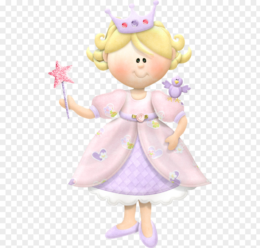 Hand-painted Princess Clip Art PNG