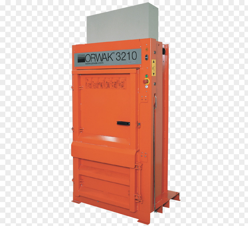 Cardboard Baler Safety Product Design Machine Orange S.A. PNG